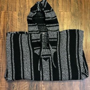 Baja Hoodie/Jacket Black/White